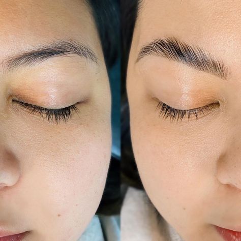 𝑺𝑼𝑴𝑴𝑬𝑹 𝑳𝑨𝑺𝑯 𝑨𝑵𝑫 𝑩𝑹𝑶𝑾 on Instagram: “This before and after of our Signature Brow Lamination Package with hybrid tint is everything! I understand when it comes to our face, our…” Before After Brow Lamination, Brow Lamination Before And After, Micro Blading, Brow Lash, Brow Lamination, I Understand, Microblading, Eyebrows, Eyelashes