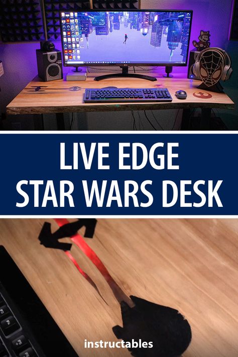 Star Wars Desk, Woodworking Projects Simple, Creative Woodworking Ideas, Star Wars Silhouette, Diy Star Wars, Woodworking Hacks, Creative Woodworking, Diy Star, Woodworking Art