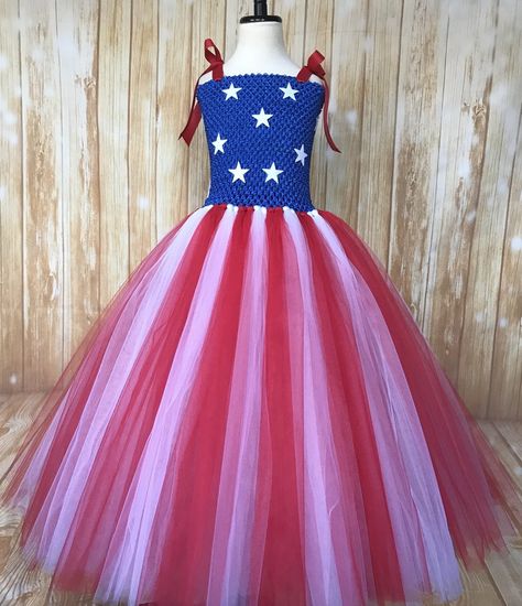 Gala Inspiration, Ladybug Tutu, Princess Ideas, Patriotic America, Princess Stuff, 1st Birthday Tutu, Tulle Tutu Dress, Handmade Tutu, July Ideas