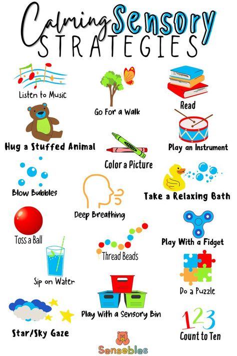 Mindful Sensory Activities, Sensory Classroom Ideas Calm Down, Sensory Regulation Activities Calm Down, Calm Activities For Preschoolers, Sensory Brushing Technique, Ways To Calm Down For Kids, Calming Station Classroom, Calm Down Corner Small Space, Calm Down Quotes Feelings