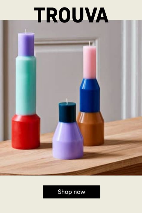 The Pillar candle is a design by Lex Pott for the Danish label HAY. Striking color combinations and different sizes provide a series of candles with a distinctive and playful design. The candles are available in different colors and sizes.* Material: 100% paraffin* Dimensions: Ø9 x H30* Color: multi yellow Extra Large Candles, Design Online Shop, Hay Design, Paraffin Candles, Outdoor Furniture Design, Colour Blocking, Red Candles, Outdoor Furniture Collections, Small Candles