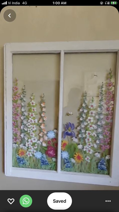 Glass Picture Frame Painting, Picture Frame Glass Painting, Glass Painting Ideas Picture Frames, Painted Glass Frame, Snow Window, Window Diy, Paint Inspo, Painted Picture Frames, Glass Picture Frames