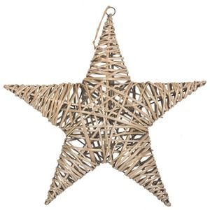 White Artificial Christmas Tree, Antique Wicker, Wicker Furniture, Picture Frame Wall, A Metal, Wall Artwork, Hanging Wall Art, Star Designs, Home Decor Furniture