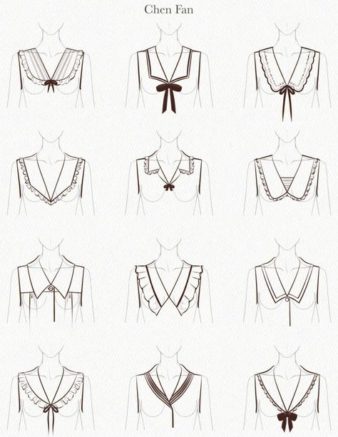 Collar Sketch, Blouse Sketch, Blouse Drawing, Fashion Illustration Tutorial, Fashion Illustration Collage, Fashion Design Books, Fashion Figure Drawing, Fashion Drawing Sketches, Fashion Illustrations Techniques