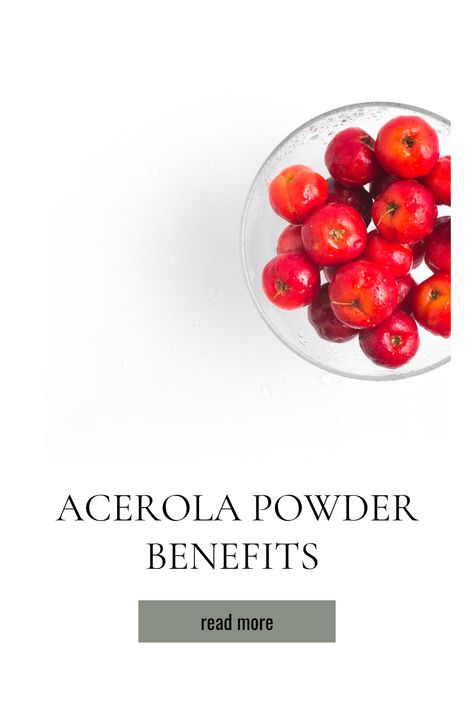 This blog post is sharing all the health benefits of acerola cherry powder-- plus my favorite acerola recipes Acerola Cherry Recipes, Adrenal Cocktail Recipe, Adrenal Cocktail, Barbados Cherry, Acerola Cherry, Vitamin C Benefits, Sugar Intake, Cherry Recipes, Integrative Health