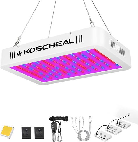 https://amzn.to/3u2BaY9 Full Spectrum Led Grow Light, Plant Grow Light, Best Grow Lights, Grow Lamps, Greenhouse Plants, Plant Seedlings, Grow Lights For Plants, Led Grow Light, Grow Tent