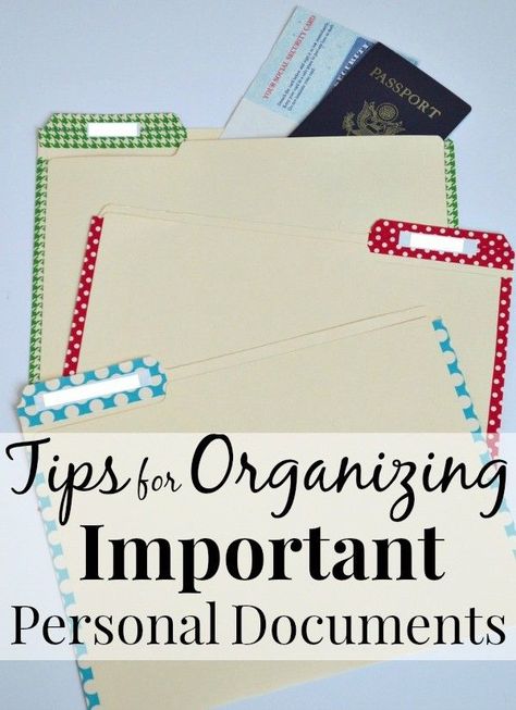 6 easy tips to help you organize important personal documents for everyone in the family, in less than 30 minutes | Ask Anna Organization Things, Organizing Important Papers, Organize Documents, Organizing Documents, Paper Clutter Organization, Year Planning, Tips For Organizing, House Organization, Drawer Organization