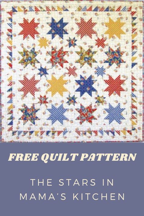 Table Topper Patterns, Stars Quilt, Light Quilt, Homemade Quilts, Scrappy Quilt Patterns, Patriotic Quilts, Beginner Quilt Patterns, Star Quilt Blocks, Free Quilt Patterns