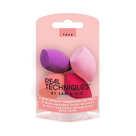 Beauty Blender Real Techniques, Real Techniques Sponge, Beauty Blender Set, Makeup Blender Sponge, Makeup Blending, Kajal Eyeliner, Beauty Blenders, Makeup Sponges, Makeup Blender