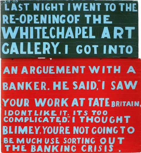 Text Painting, Text Based Art, Art Essay, Sign System, What Is An Artist, Tate Britain, Heart Words, Brick Lane, Statement Art