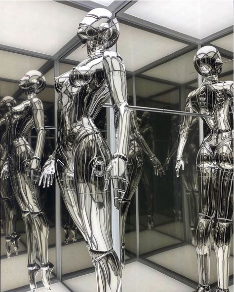 Hajime Sorayama, Futurism Art, Superflat, Tech Aesthetic, Arte Grunge, Futuristic Aesthetic, Arte Robot, Cyberpunk Aesthetic, Arte Cyberpunk