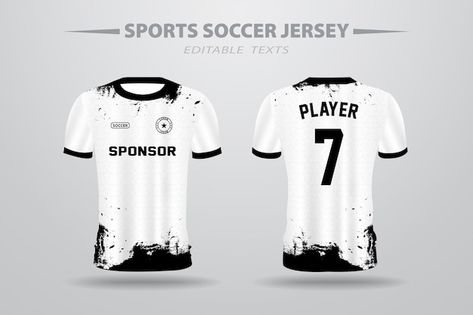 Black soccer football jersey design for ... | Premium Vector #Freepik #vector #sublimation-jersey #jersey #sublimation #black Football Jersey Design, Volleyball Jersey Design, Soccer Jersey Design, Jersey Bola, Football Shirt Designs, Volleyball Jerseys, Sports Tshirt Designs, Sport Shirt Design, Desain Buklet