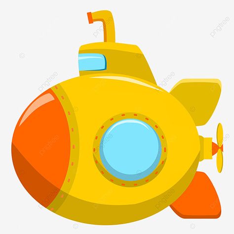 Submarine Clipart, Cartoon Submarine, Boat Cartoon, Sea Clipart, Ship Vector, Boat Illustration, Tooth Pillow, Png Hd, Logo Type