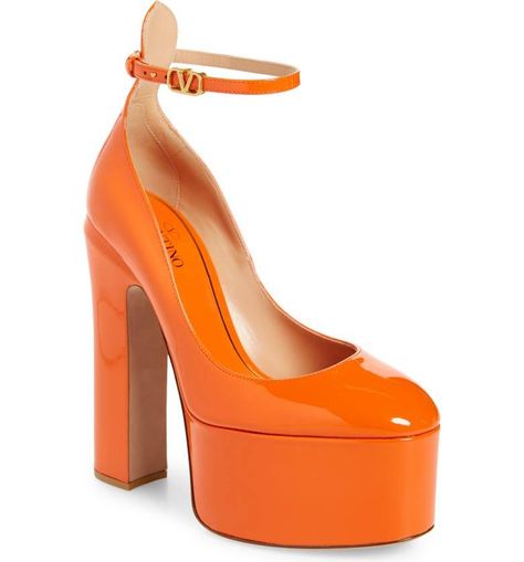 Orange Pumps, Nordstrom Shoes, Shoes Heels Classy, Fab Shoes, Colorful Heels, Lug Sole Boots, Orange Shoes, Heels Classy, Footwear Design Women