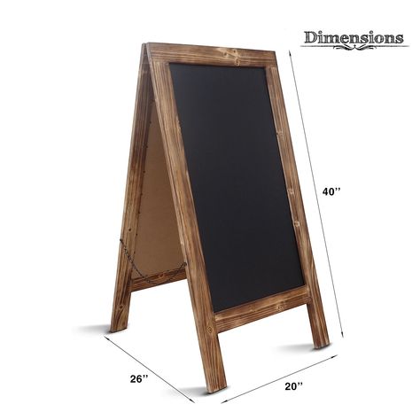 A Frame Menu Board, Diy Sandwich Board Sign, A Frame Sign Diy, A Frame Sign Design, Diy A Frame Sign, Diy Sandwich Board, Sidewalk Chalkboard Sign, Chalkboard Menu Board, Sandwich Board Signs