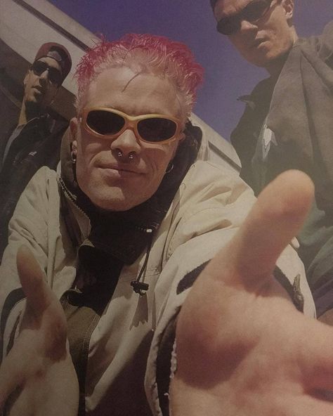 90s Rave Fashion, Keith Flint, Detroit Rock City, Dyed Hair Inspiration, Rave Fashion, Everything And Nothing, Older Fashion, Forever Living Products