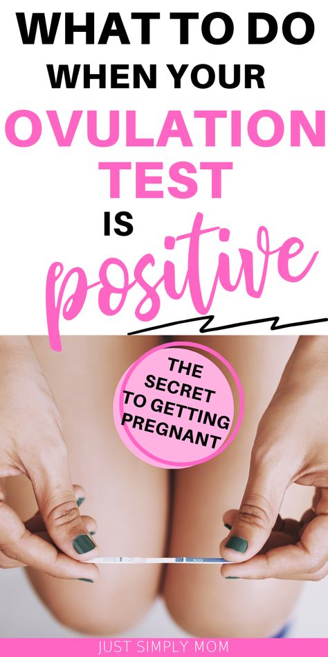 There is one main thing to do when your ovulation test is positive to increase your chances of getting pregnant during your most fertile time. How To Track Ovulation Cycle, When To Conceive Calendar, Ovulation Test Progression, Conceive Chart, Ovulation Symptoms, How To Conceive, Pregnancy Announcement Ideas, Chances Of Pregnancy, Ovulation Test