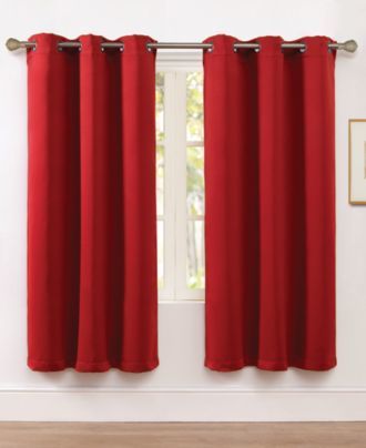 Victoria Classics McKenzie Twill Blackout 42" x 63" Panel #affiliate Headboard Curtains, Homemade Curtains, Kitchen Window Curtains, Farmhouse Style Living Room, Drop Cloth Curtains, Pink Curtains, Long Curtains, Living Room Red, Rustic Curtains