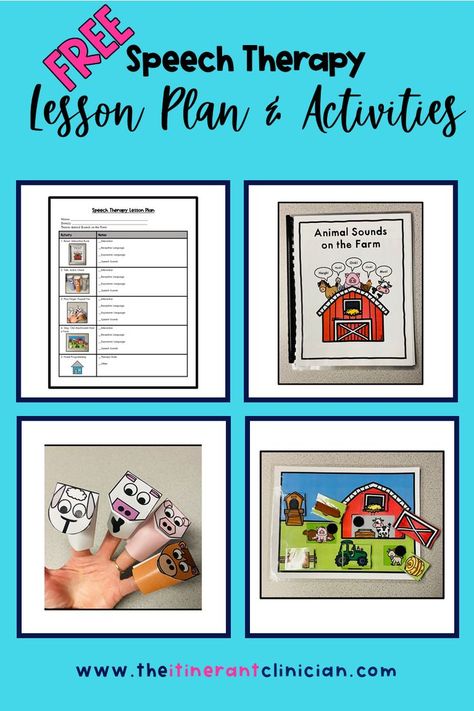 Farm Speech And Language Activities, Transportation Speech Therapy Activities, Free Speech Therapy Printables, Farm Kindergarten Activities, Preschool Farm Theme, Speech Therapy Organization, Speech Therapy Themes, Therapy Crafts, Animals And Their Homes