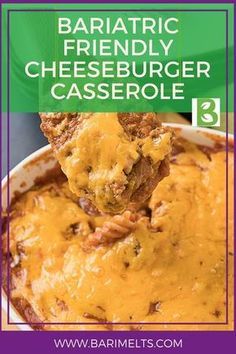 Bariatric Lifestyle, Bariatric Recipes Sleeve, Vsg Recipes, Gastric Bypass Recipes, Wls Recipes, Bariatric Friendly Recipes, Bariatric Diet, Bariatric Eating, Cheeseburger Casserole