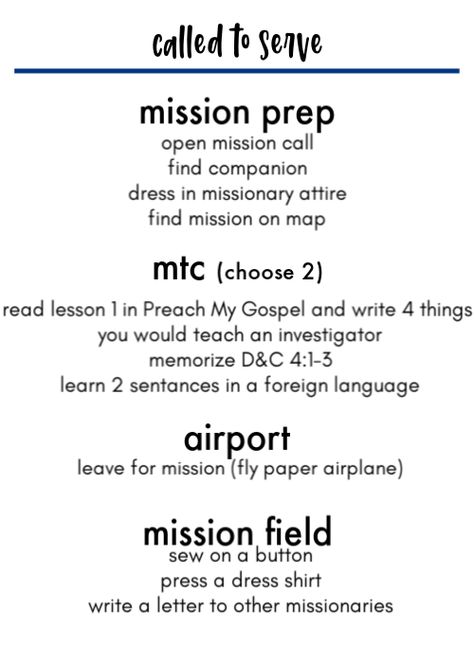 ideas for a YM/YW missionary midweek activity Mission Prep Activities, Mini Mtc Activity, Ym Yw Combined Activity, Ym Activities Lds, Combined Youth Activities Lds, Lds Yw Activity Ideas, Yw Activity Ideas, Young Womens Activity Ideas, Lds Yw Activities