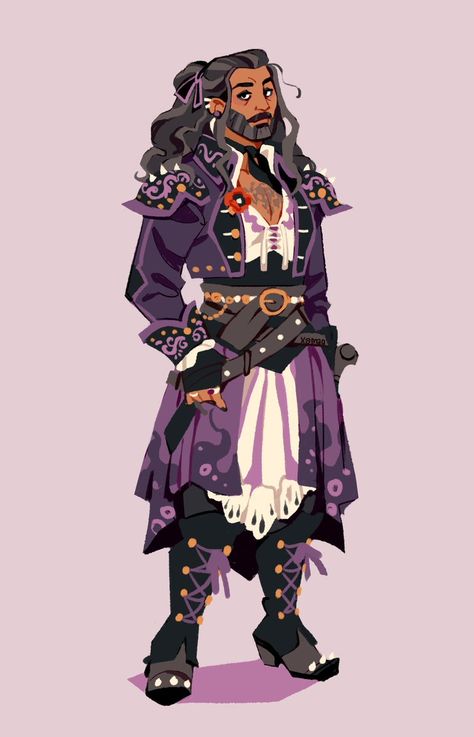 Pirate Outfit, Cut Shirt, Dnd Characters, Cool Costumes, Cut Shirts, Fantasy Character Design, Pretty Art, Costume Design, Character Design Inspiration