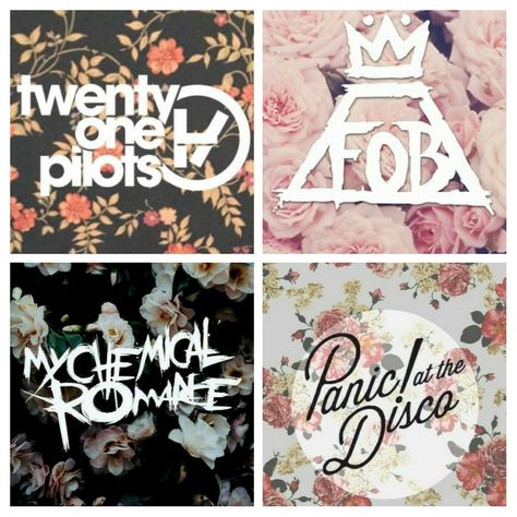 Just a quick collage of the emo quartet Emo Trinity Wallpapers, Emo 2016, Tumblr Emo, 2016 Aesthetic, Twenty On Pilots, Emo Things, Emo Quartet, 90s Wallpaper Hip Hop, Emo Stuff