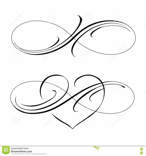 Infinity Tattoo Designs, Inspiration Tattoos, Infinity Tattoos, Tattoo Lettering Fonts, Heart Tattoo Designs, Hand Lettering Alphabet, Lettering Styles, Mom Tattoos, Symbolic Tattoos