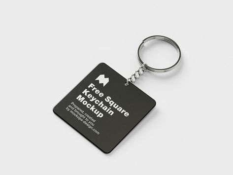 Square key chain mockup - Mockups Design Keychain Mockup, Circular Artwork, Square Keychain, Logo Mockups Psd, Graphic Projects, Psd Template Free, Mockups Design, Logo Mockup, Leather Label