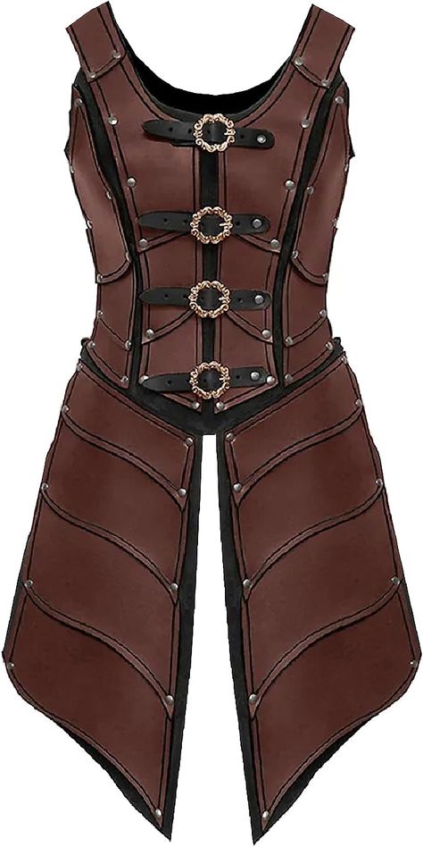 Amazon.com: Uyecos Deluxe Medieval Chest Armor Viking Warrior Adjustable Leather Armour Breastplate Costume for LARP Party Halloween Cosplay (Women Armor Red) : Clothing, Shoes & Jewelry Medieval Chest, Dress Armor, Knight Dress, Leather Costume, Chest Armor, Leather Armour, Armadura Cosplay, Viking Cosplay, Armor Drawing