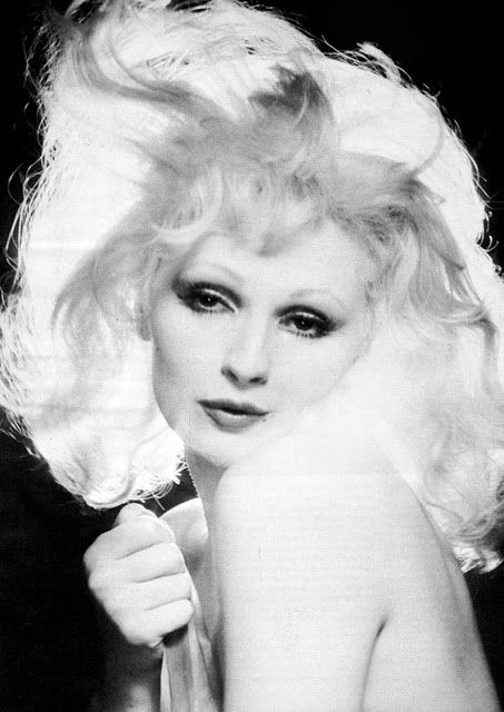 Cross dresser Candy Darling by Roy Blakey, 1972 Candy Darling, After Dark, Blonde, Candy, Black And White, White, Black