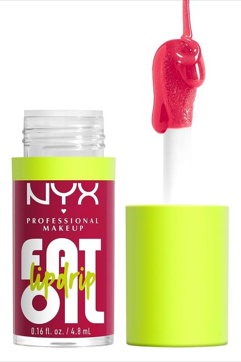 Lip Pump, Nyx Lip Gloss, Fat Oil, Dripping Lips, Nyx Lip, Tinted Lip Gloss, Lip Color Makeup, Hydrating Lip Gloss, Gloss Labial