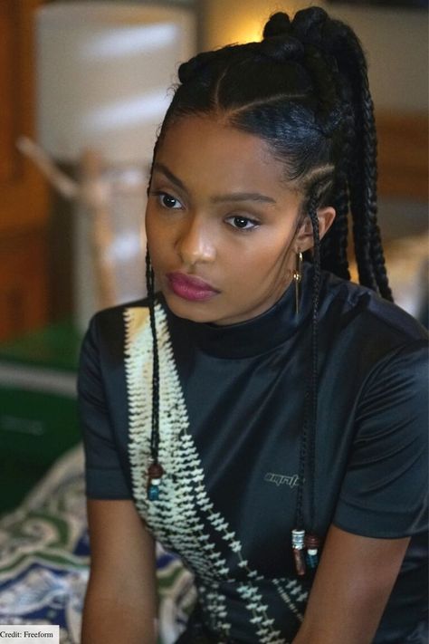 Yara Shahidi Hairstyles Grown Ish, Grown Ish Hairstyles, Yara Shahidi Braids, Grownish Hairstyles, Zoey Johnson Hairstyles, Yara Shahidi Hairstyles, Yara Shahidi, 4c Natural, Pelo Afro