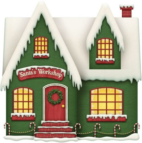 Santa House, Christmas Crafty, Budget Crafts, Christmas Program, Santa Decorations, Santa's Workshop, Christmas Gingerbread House, Christmas Town, 12 December