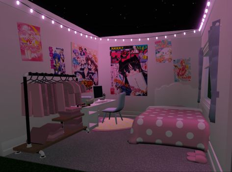 Bloxburg Party Room Ideas, Roblox Room Ideas, Roblox Room, Baddie Room, Bloxburg Bedroom, Picture Codes, Blocksburg Room Ideas￼, Pic Code, Bloxburg Houses