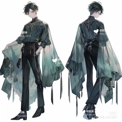 Fantasy Dress Drawing Male, Elegant Male Fashion, Fantasy Dress Male, Fantasy Formal Wear Male Drawing, Dnd Formal Wear Male, Fantasy Male Outfit Design, Mens Clothing Design Sketches, Male Clothing Aesthetic, Villain Character Design Male