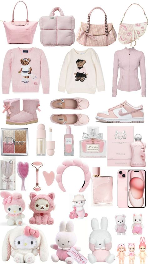 Pink Birthday Wishlist, Pink Christmas List, Pink Christmas Wishlist, Pink Things To Buy, Y2k Wishlist, Christmas Wishlist 2023, Birthday Wishlist Aesthetic, Xmas Wishlist Ideas, Coquette Wishlist