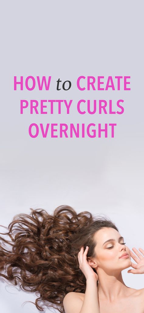 How to make gorgeous curls overnight #curlyhair Such Is Life, Overnight Curls, Ways To Wake Up, Healthy Beauty, Hair Inspiration Color, My Whole Life, Beauty Life, Hair Art, Natural Curls