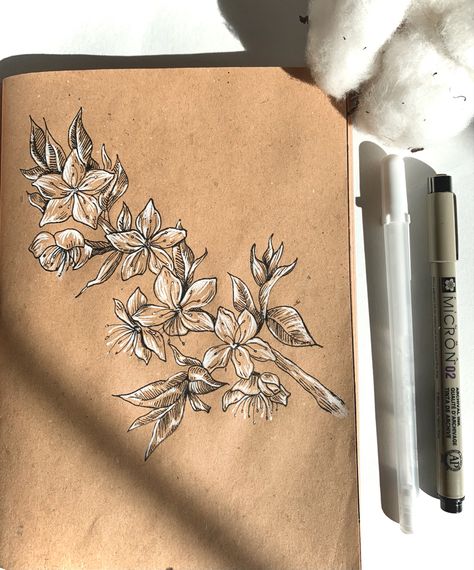 Tan Sketchbook Art, Art On Brown Paper Drawings, Drawing Toned Paper, Tan Toned Paper Drawing, Brown Paper Art Drawing, Drawing Brown Paper, Toned Tan Paper Drawing, Toned Tan Paper Art, Drawings On Brown Paper