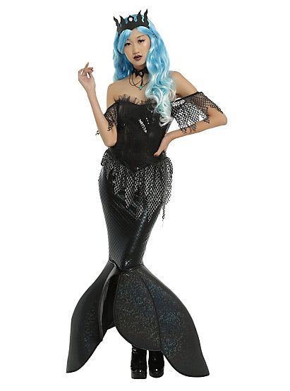 Dark Mermaid CostumeDark Mermaid Costume, BLACK Dark Mermaid Costume, Water Siren, Mermaid Suit, Siren Costume, Black Mermaid Dress, Black Siren, Dark Mermaid, Dark Water, Mermaid Halloween