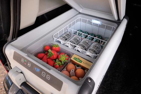 Tahoe Camping, Camp Kitchen Organization, Tent Air Conditioner, Camping Fridge, Mobile App Interface, Camping Coolers, Portable Refrigerator, Portable Fridge, Car Refrigerator