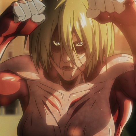 anime | attack on titan | annie leonhart | aesthetic icons Annie Leonhardt Titan Form, Annie Titan Form, Annie Titan, Annie Attack On Titan, Attack On Titan Annie, Blonde Hair Characters, Female Titan, Annie Leonhardt, Annie Leonhart