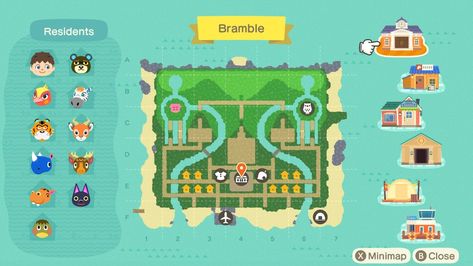 Island Layout, Map Layout, Island Map, New Animal Crossing, Animal Crossing Game, Island Design, Island Tour, Animal Crossing Qr, Map Design