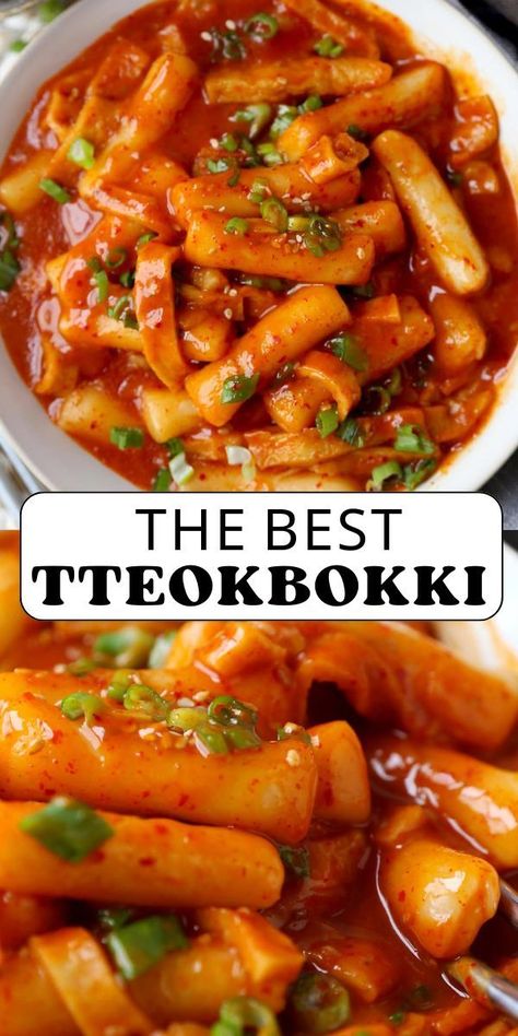 I will happily wonder the streets of Seoul until I find a food stall serving chewy, sweet and spicy tteokbokki! This popular Korean dish is one of my favorites to devour after a fun evening out with friends. And it’s very easy to make it at home! My tteokbokki recipe will make your tastebuds dance with its fiery gochujang and gochugaru based sauce. Tteokbokki Sauce Recipe, Korean Tteokbokki Recipe, Tteokbokki Recipe Easy, Paleo Asian Recipes, Spicy Tteokbokki, Gochujang Recipe, Tteokbokki Recipe, Streets Of Seoul, Easy Japanese Recipes