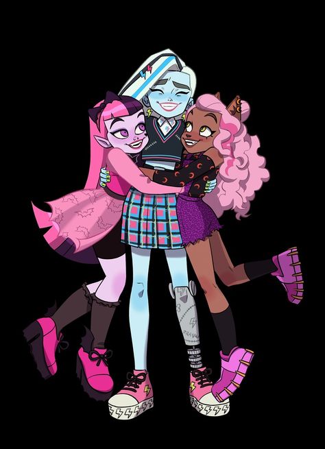 Monster High Gen 3, Frankie Stein G3, Draculaura And Clawdeen, G3 Monster High, Monster High Wiki, Monster High G3, Anna Cattish, Frankie Stein, Catty Noir