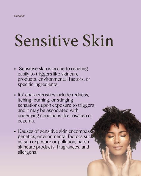 🌟 Unlocking Healthy Skin: Sensitized vs. Sensitive 🌿 Sensitive skin, a permanent type, reacts swiftly to triggers, while sensitized skin, a temporary condition, arises from external factors or skincare practices gone awry. 🍃 It's essential to grasp this distinction to curate a skincare routine tailored to your skin's needs. Sensitive skin, prone to easy reactions, necessitates gentle care and avoidance of triggers like harsh products or allergens. In contrast, sensitized skin, triggered by ... Sensitive Skin Care Routine, Regular Skin Care Routine, Beauty Treatments Skin Care, Allergy Season, Wrinkle Repair, Celebrity Makeup Looks, How To Get Rid Of Pimples, Best Skin Care Routine, Face Wrinkles