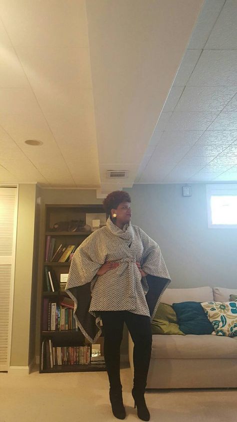 Poncho With Belt, Belted Cape Coat, Dashiki Skirt, Womens Cape, Homemade Blankets, Belted Cape, Poncho Coat Cape, Coat Cape, Fleece Poncho