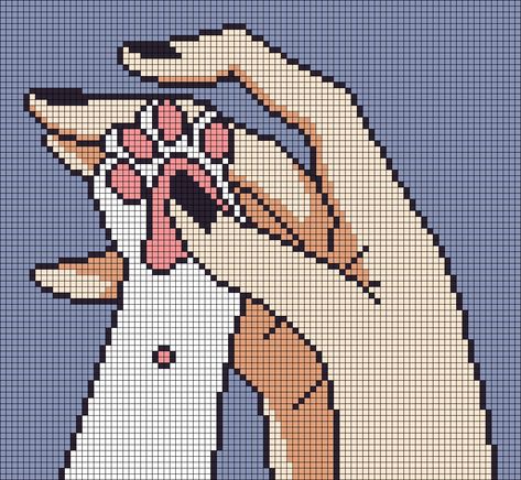 Dog Alpha Pattern, Modele Pixel Art, Graph Crochet, Pixel Crochet, Pixel Art Grid, Tapestry Crochet Patterns, Pixel Pattern, Pixel Art Pattern, Crochet Tapestry