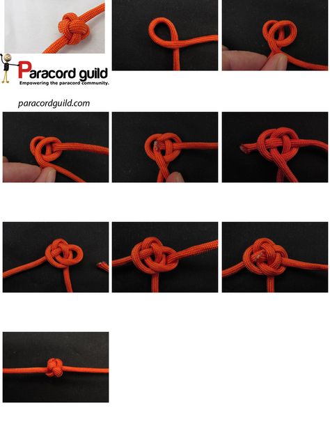 Learn how to tie the Celtic button knot, a great looking stopper knot. Celtic Button Knot, Braid Macrame, Stopper Knot, Knot Instructions, Bracelet Braid, Button Knot, Paracord Projects Diy, Hantverk Diy, Braid Bracelet