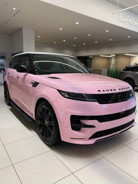 Pink Range Rovers, Dream Cars Range Rovers, Rich Cars, Girly Car Accessories, Dream Cars Mercedes, Girly Car, Lux Cars, Car Goals, Classy Cars